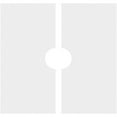 thumbnail image 4 of 26"OD x 5"ID x 9"C x 1"P Rubik Architectural Grade PVC Contemporary Ceiling Medallion, Two Piece, 4 of 11