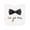 AA-White, variant on Inktastic I've Got This Black Bow Tie with Wedding Ring Baby Terry Cloth Bib