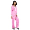 thumbnail image 2 of Bimba Solid Nightwear For Women 2pcs Sleepwear Set Lace Top & Pajama, 2 of 7
