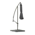 thumbnail image 4 of Westin Outdoor 10 Ft Cantilever Offset Umbrella with Base Weights Included for Outdoor Backyard UV Weather Resistant, Gray, 4 of 8