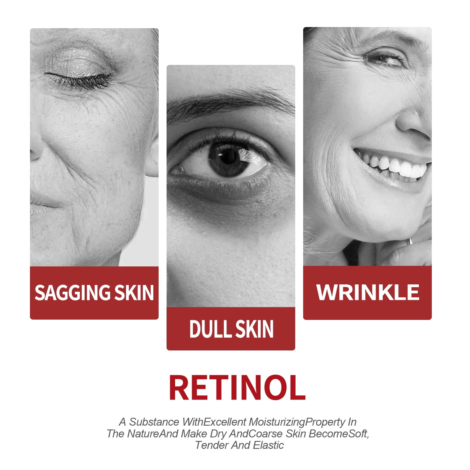 Alvantor Nighttime Retinol Face Moisturizer, Anti-Aging Cream for Fine Lines & Wrinkles, 1.06oz