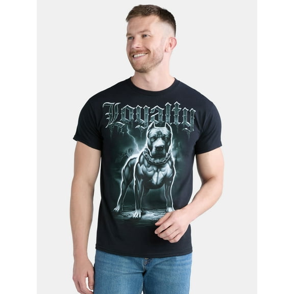 Men's and Big Men's Loyalty Tough Dog Coton Graphic Tee, Size S-3XL
