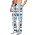 thumbnail image 2 of FORMRS Mens Pajama Pants with Pockets Cotton Sleepwear Lounge Bottoms Sizes S-2XL, Vibrant Cute Cat, 2 of 7