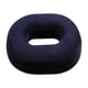 thumbnail image 2 of Cojín de asiento de alivio de presión Soporte portátil Cojín de rosquilla Cojín de silla duradero, cómodo y liviano, Cojín de coxis para el hogar azul oscuro, 2 of 8