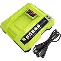 OP401 Fast Charger Replacement for Ryobi 40V Battery OP401 Charger Compatible with Ryobi 40V Lithium Battery OP4015 OP4026 OP4026A OP4030 OP4040 OP4050 OP4050A OP4060 OP40261 OP40301 OP40401 Charger