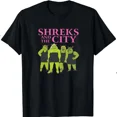 thumbnail image 4 of Ogre and The City Shreks camisa para hombre y mujer, camisetas de manga corta con estampado divertido, moda de verano, única, divertida, gran oferta, 4 of 5