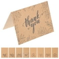 thumbnail image 2 of 16 Sets Thank You Cards Kraft Paper Thank You Gift Card Greeting Card for Small Business, 2 of 6