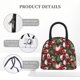 thumbnail image 4 of Balery Merry Christmas1 Bolsa de Almuerzo para Mujeres, Caja de Almuerzo, Bolsa de Almuerzo Pequeña Impermeable, Tote de Almuerzo Reutilizable con Gran Capacidad, 4 of 6