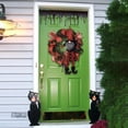 thumbnail image 4 of Halloween Porte d'Entrée Fête Ferme Couronne Signe de Bienvenue Porte Cintre, 4 of 6