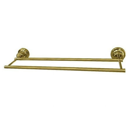 Kingston Brass Concord 18 in. Double Towel Bar Polished Brass