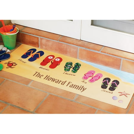 Personalized Flip Flops Family Doormat 24 X 36 Walmart Com