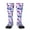 2 Black-2, variant on crystal Skull record lips print thigh-high socks, crafted for both men and women with a stretchy, high-opaque design perfect for daily wear