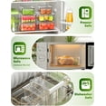 thumbnail image 4 of 54 PCS Food Storage Containers with Lids – BPA-Free, Leak-Proof Meal Prep Containers with Labels & Pen, Airtight Modular Design, Durable Microwave-Safe Plastic Kitchen Organization Set, 4 of 8