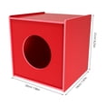 thumbnail image 3 of KAKOWELY card box Lottery Box Raffle Ball Game Box Tickets Box Storage Box Raffle Box Party Favor8.27"X7.87"X7.48", 3 of 4