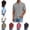 Dark Gray, variant on Mens Short Sleeve Mandarin Collar Button Down Shirt Casual Shirts for Men Regular Fit Cargo Tops with Pockets