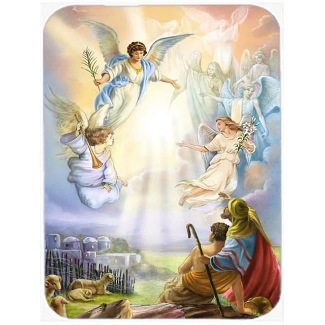 Carolines Treasures APH5469LCB The Shepherds & Angels Planche à Découper en Verre Grande