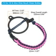 thumbnail image 2 of Uxcell Water Bottle Holder, Paracord Handle for 32oz to 40oz Bottles, Rose Red, Dark Blue, 2 of 6
