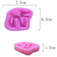 thumbnail image 2 of 2Pcs/Set 3D Dragon Fondant Mold Chinese Zodiac Dragon Silicone Craft Mold for Cake Cupcake Topper Decorating Tools Resin Mold, 2 of 4