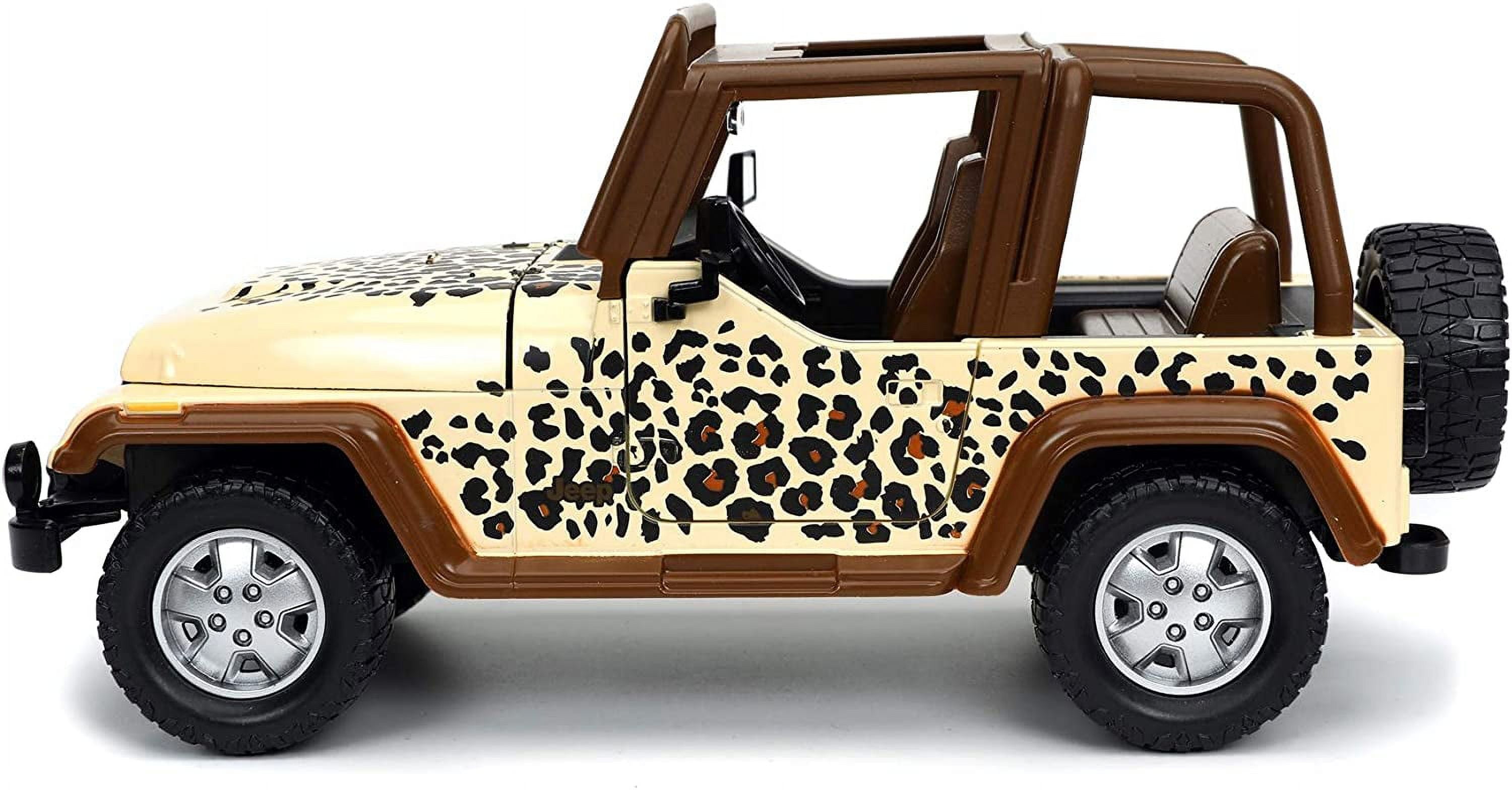 Jada Just Trucks Series: 1992 Jeep Wrangler w/ Extra Wheels
