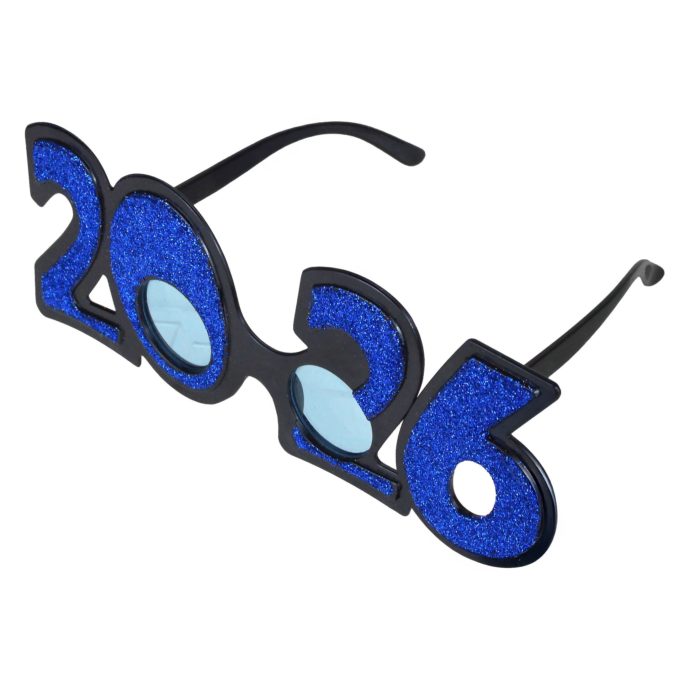 New Year Plastic Glasses Blue, 1 Piece, Festive Decorations, Way to Celebrate Style, Adult