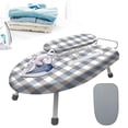 thumbnail image 1 of JASUVII Ironing Board, Tabla de Planchar Plegable, Mesa de Planchar, Tabla de Planchar Sobremesa, 61 * 37 * 17cm Burro para Planchar Peque&ntilde;a con Soporte de Hierro(con Funda de Tela de Recam, 1 of 9