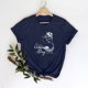 thumbnail image 2 of Camiseta de mujer Camisetas divertidas de manga corta Camiseta estampada Tops Blusa Regalo para mujer Fridja zx904, 2 of 6
