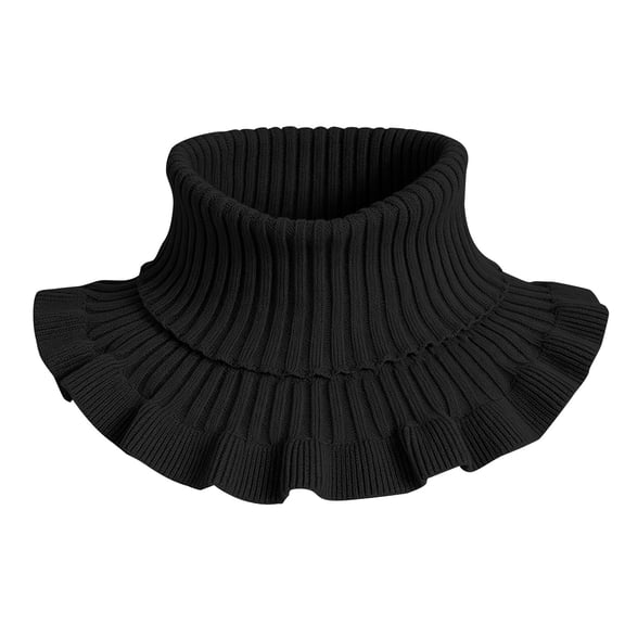 MEICHEN Knitted Neck Warmer for Women Solid Color Detachable High Collar Scarves Fall Fashion Shawl Wraps