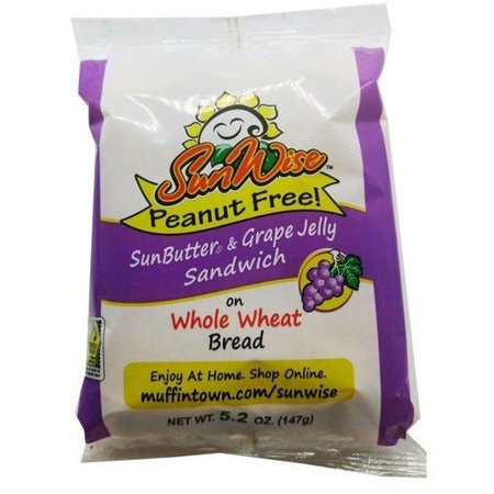 SunWise Sunbutter Grape Sandwich 5.2 Ounce — 48 per case SunWise Sunbutter Grape Sandwich 5.2 Ounce — 48 per case