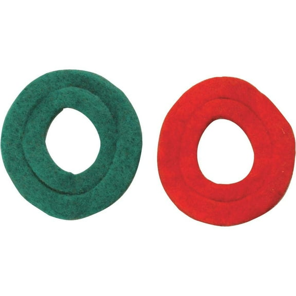 Custom Accessories Battery Washer - Flat, Green, Multicolor - 2 Piece Automotive Batteries