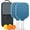 White, variant on Pickleball Paddles Set Of 2, Fiberglass Surface, Elegant Geometric Print, 4 Balls & Bag