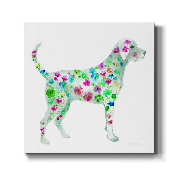 Tapestry Labrador-Premium Gallery Wrapped Canvas - Ready to Hang