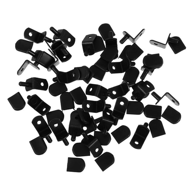 MasteelfCA 50 Pcs Supports d'Étagère en Forme de L pour Armoire
