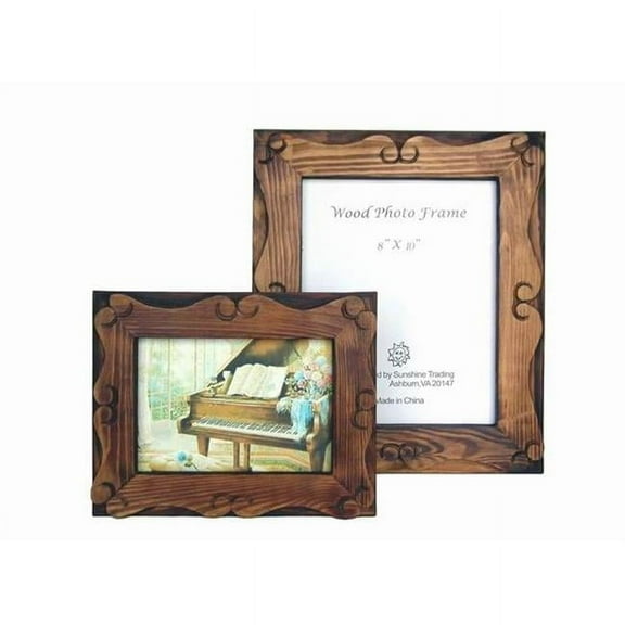 Sunshine Trading Handmade Wood Photo Frame - 5 x 7 Inch