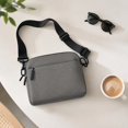 thumbnail image 4 of Clossjun Men Women Crossbody Bags Shoulder Bags with Multi Pockets Unisex Stylish Fashion Lightweight Sling Packs for Teen Adult Gray, 4 of 5
