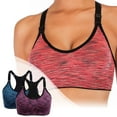 thumbnail image 2 of Baberdicy Bra Sport Bras for Women High Impact Yoga Running Seamless Gym Tank Top Fitness Vest 2 Pack Underwear Women, 2 of 9