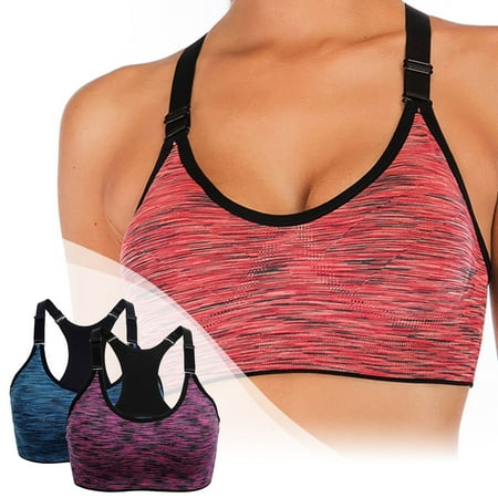

LEEy-world Plus Size Lingerie Women s Front Closure Bra Underwire Unlined T-Back Plus Size Lacy Unpadded Full Coverage Racerback Bras H
