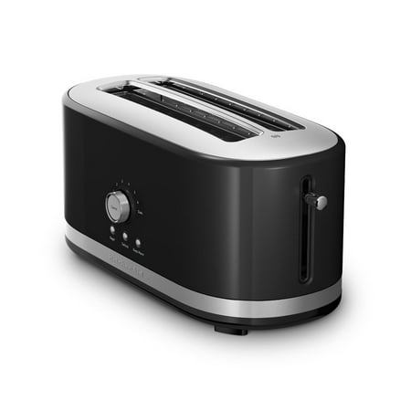- KitchenAid RKMT4116OB 4-Slice Long Slot Toaster High Lift Lever Onyx Black (CERTIFIED REFURBISHED)