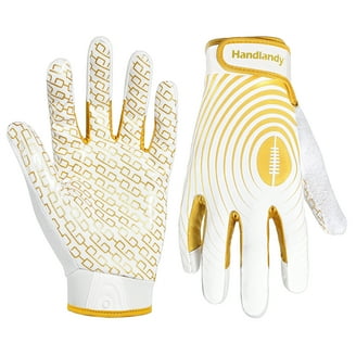 Grip Boost Peace Football Gloves Pro Elite - Adult Sizes (White