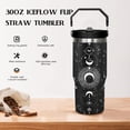 thumbnail image 3 of 30 Goth Tumbler with Handle Lid and Straw,Sun and Moon Cup Gothic Witch Coffee Travel Mug Cup,Astrology Witchy Gifts for Women, Goth Halloween Decor Witch Stuff for Women, 3 of 6