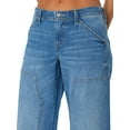 thumbnail image 4 of Celebrity Pink Women's Low Rise Baggy Utility Wide Leg Jeans, Sizes 1-21, 4 of 4