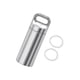 thumbnail image 1 of Pastilleros duraderos de acero inoxidable, pastillero de metal para viajes y acampadas M Yuyangstore Estuche de almacenamiento, 1 of 8