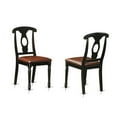 thumbnail image 4 of East West Furniture Logan 7-piece Wood Kitchen Table and Chair Set in Cherry, 4 of 6