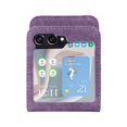 thumbnail image 6 of Dteck for Galaxy Z Flip 5 Wallet Case, Business Style Premium PU Leather Galaxy Z Flip 5 Card Holders Slim Fit for Women Men Protective Phone Case for Samsung Galaxy Z Flip 5 5G 2023,Purple, 6 of 6