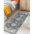 thumbnail image 4 of Keen Home Design Machine Washable Area Rugs with Non-slip Backing, Ideal for Hallway, Living Room, Bedroom, Kitchen and Laundry Room, Vintage Moroccan and Low Pile Rug - ( 2'6'' x 7'), 4 of 9