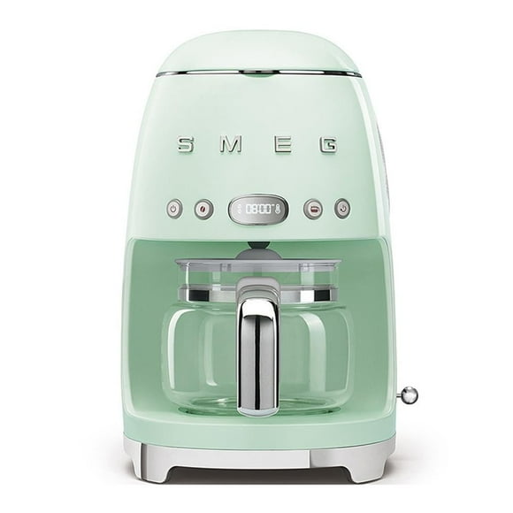 Cafetera de Goteo Smeg 10 Tazas Verde Pastel