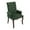 Olive Green, variant on Hassch Chenille Upholstered Dining Chair, Mid-Century Modern Armchair with Tufted Backrest and Solid Wood Legs for Kitchen & Dining Room (Black)