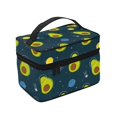 thumbnail image 4 of Yiaed Avocado in Space Print Makeup Bag Travel Cosmetic Bags for Women Girls Zipper Pouch Makeup Organizer, 4 of 4