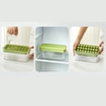 thumbnail image 3 of Ice Cube Tray with Lid and Bin,2 Trays Ice Cube Molds Ice Tray with Cover Storage Container No Spill Stackable Ice Cube Trays Ice  Maker for Cocktails Whisky, 3 of 7