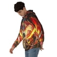 thumbnail image 3 of Attack On Titan Men's Hoodie With Color Drawstrings Sweatshirt Hooded Pullover Print Winter Coat Jacket 3x-Large, 3 of 9