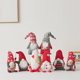 thumbnail image 4 of Uuiauoio Rudolph Gnome Knit Hat Ornament Couple Figurine Holiday Tabletop Decor Gift for Tree Shelf Mantel Winter Festival Home Decorations, 4 of 4